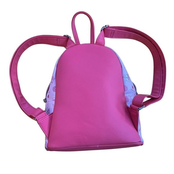 Loungefly Sanrio Hello Kitty Strawberry Milk Pink Mini Backpack - Picture 3 of 7